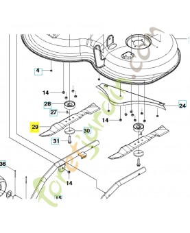 Lame standard 580397401 husqvarna