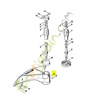 Capot protecteur. Pièce de rechange Sithl référence 4130-713-4501