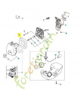 Filtre 579027001. Pièce de rechange Husqvarna