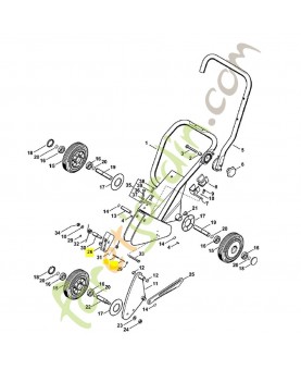 Cliquet + goupille 4224-790-2700. Pièce de rechange Sithl / Vicking