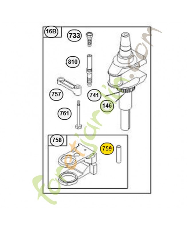 691239 691239 Axe piston Briggs & Stratton