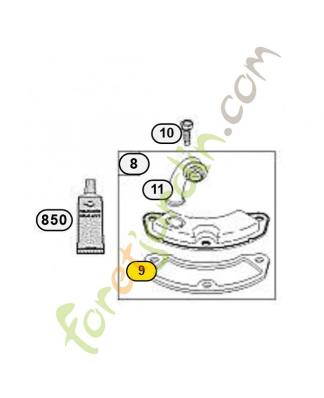 690937 Joint de reniflard Briggs & Stratton 690937 Joint de reniflard Briggs & Stratton