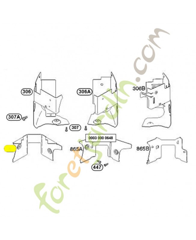 691015 Cache guidage d air 691015 Cache guidage d air
