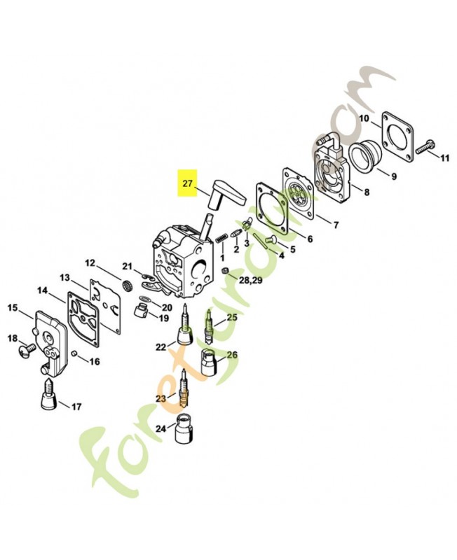 Bouton starter référence 4237-182-9500