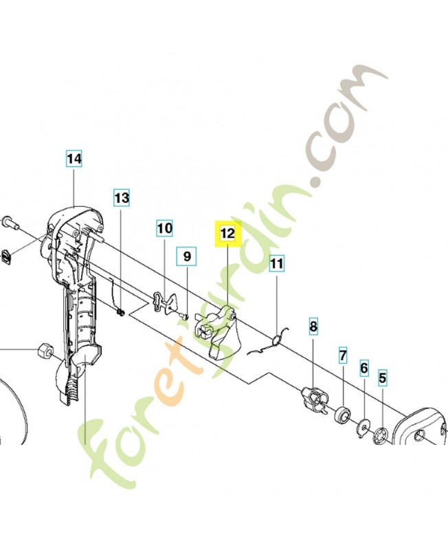 DÉCLENCHEUR 502245401. Pièce de rechange Husqvarna DÉCLENCHEUR 502245401. Pièce de rechange Husqvarna