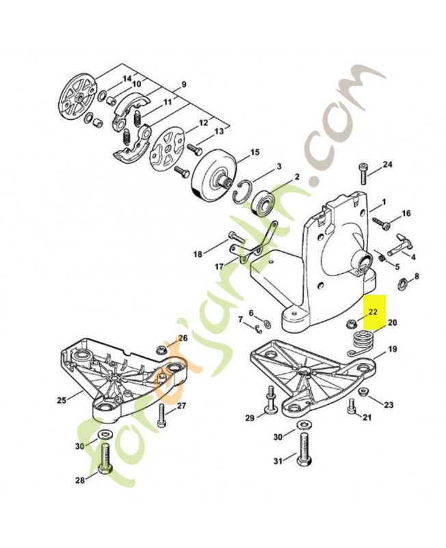 Ecrou de securite m6