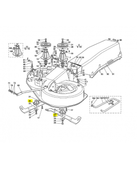 Support de lame Stihl 6125-702-0600 réf. 8r19-22