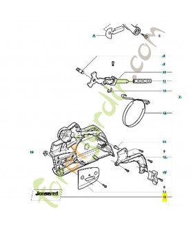 Autocollant Autocollant 537006302. Pièce de rechange Husqvarna husqvarna