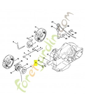 Ecrou six pans m12 stihl réf : 9211-260-1430
