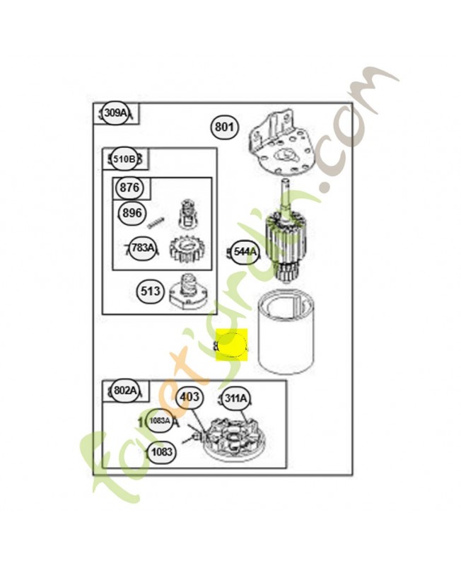 398159 Boitier de demarreur 0003-000-0151