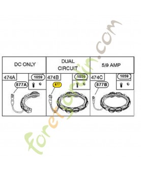 393456 Fil electrique alternat