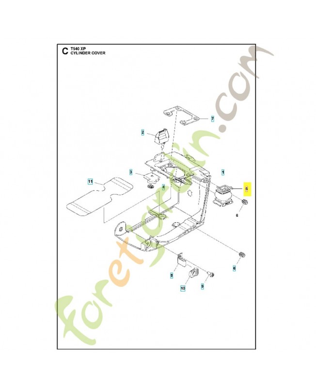 Soufflet 515997301. Pièce de rechange Husqvarna