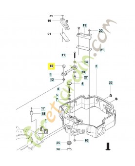 Pivot 579490501. Pièce de rechange Husqvarna