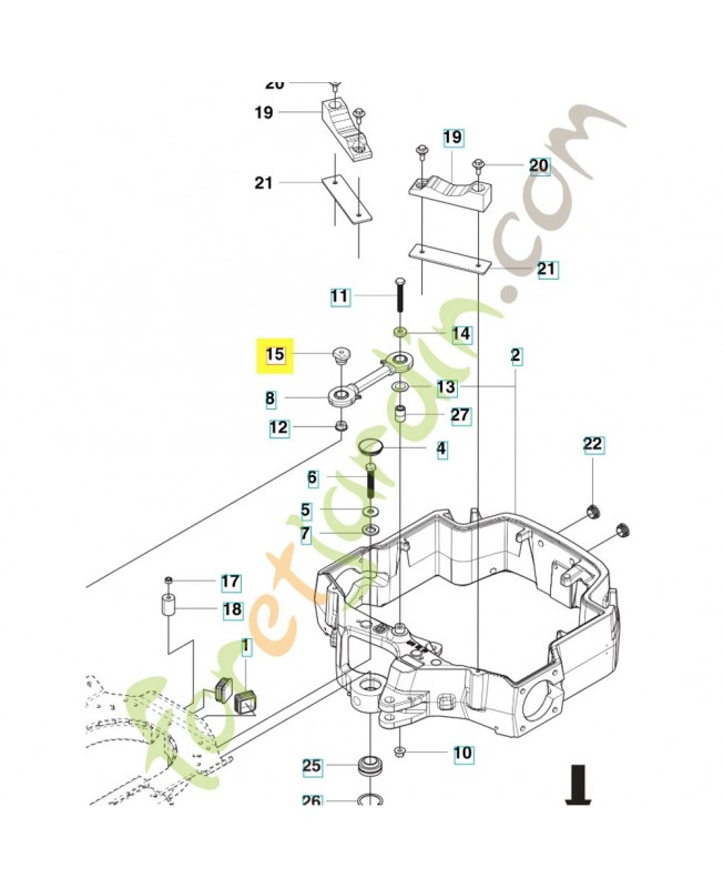 Pivot 579490501. Pièce de rechange Husqvarna