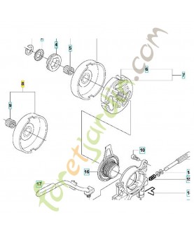 Cloche d embrayage 503861703. Pièce de rechange Husqvarna