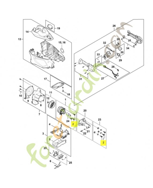 Vis is-dg 5x20 0000-951-1100. Pièce de rechange Sithl / Vicking