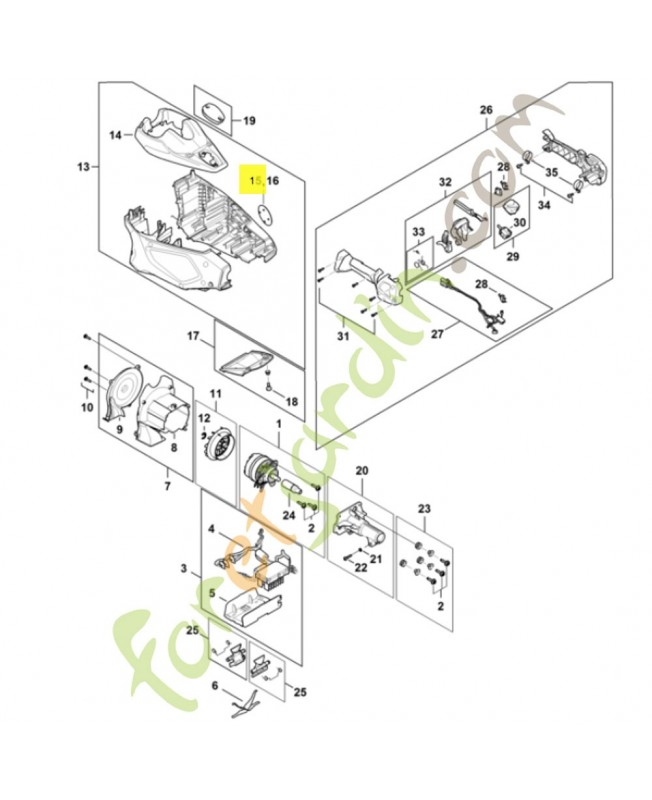 Plaque matricule hla 135 k HA04-967-1520. Pièce détachée Stihl / Vicking Plaque matricule hla 135 k HA04-967-1520. Pièce détachée Stihl / Vicking