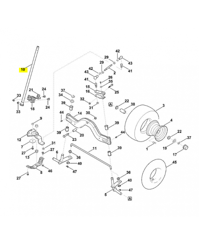 Arbre Stihl ref. 6140-700-2810