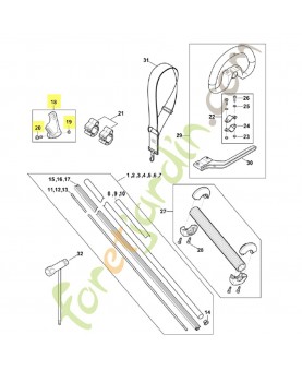 Oeillet de suspension ø 25.4 0000-790-8803