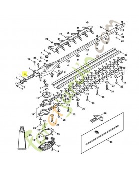 Pignon d'entraînement 4243-640-2500. Pièce détachée Stihl / Vicking