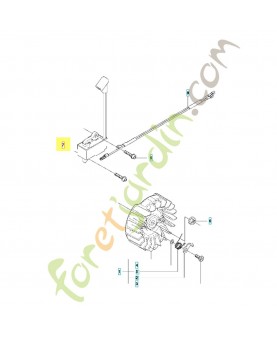 Bobine d'allumage 579638805. Pièce de rechange Husqvarna
