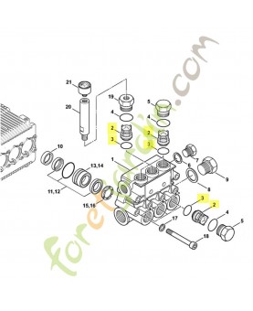 Jeu de soupapes 4747-700-6250. Pièce détachée Stihl / Vicking