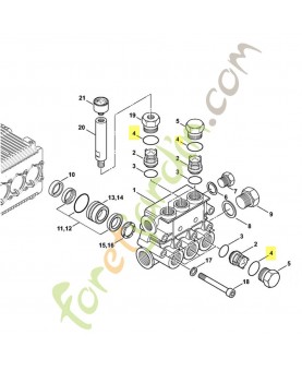 Joint torique 17,86x2,62 9645-945-7595. Pièce de rechange Sithl / Vicking