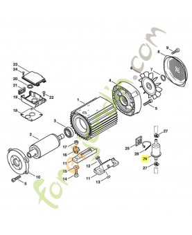 Filtre 4770-703-5900. Pièce détachée Stihl / Vicking
