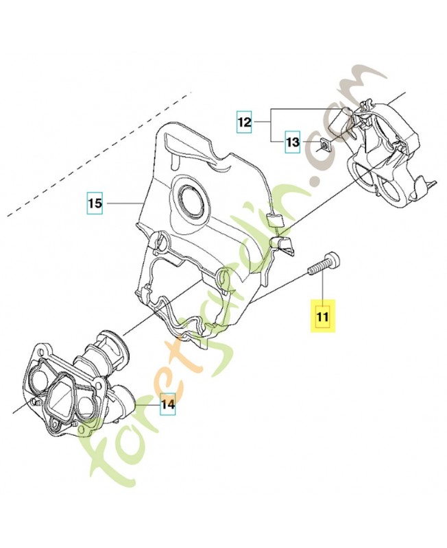Vis 526818101. Pièce détachée Husqvarna