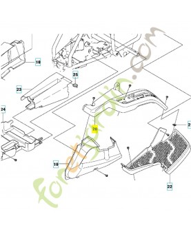 Panneau de controle 521889302.Pièce de rechange Husqvarna
