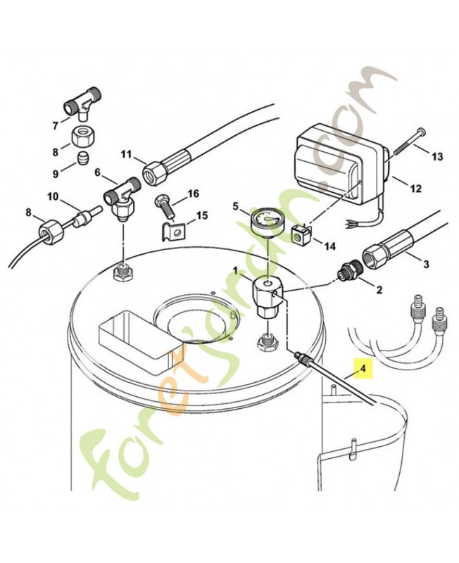 Thermofusible 4752-522-0300. Pièce détachée Stihl / Vicking