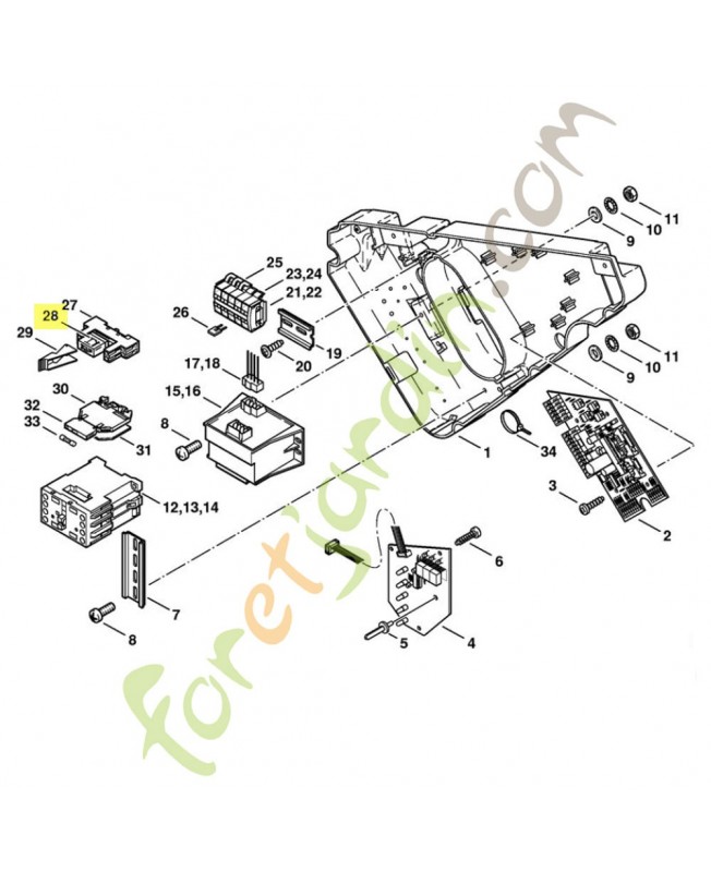 Relais 4752-430-3100. Pièce détachée Stihl / Vicking