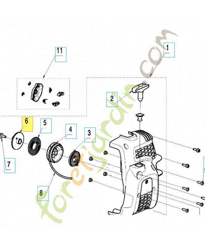 Entraineur 585301401. Pièce de rechange Husqvarna