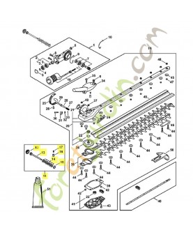 Jeu de pièces de fixation 4243-007-1300. Pièce détachée Stihl / Vicking