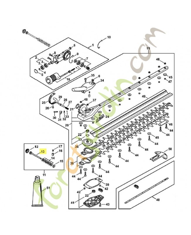 Vis 4243-951-9700. Pièce détachée Stihl / Vicking