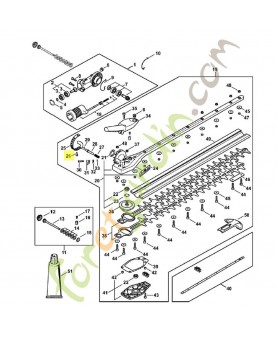 Vis cylindrique is-d 4x12 9075-478-3012. Pièce de rechange Sithl / Vicking