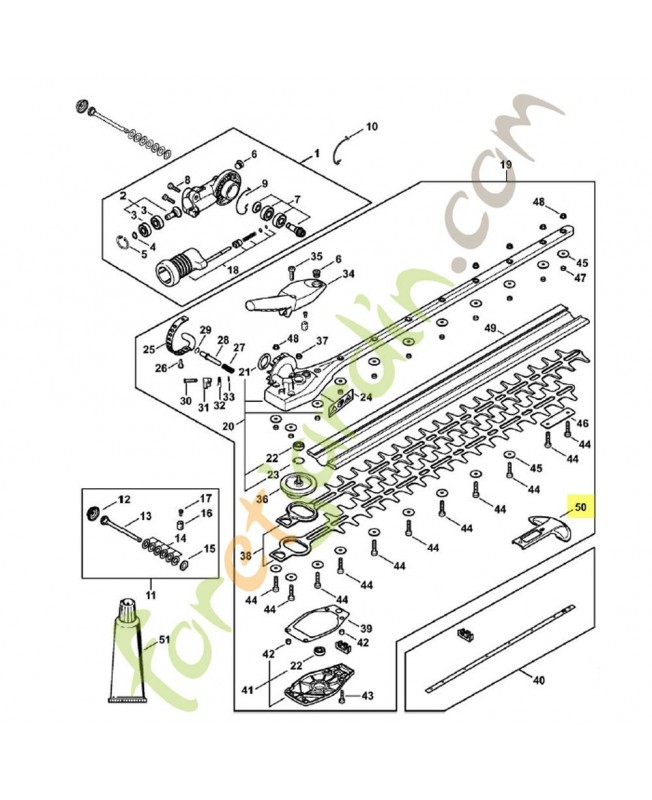 Embout de protection hl 4237-792-9006. Pièce détachée Stihl / Vicking