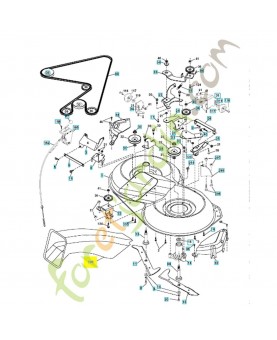 tube d’éjection 532165661 Pièce de rechange Husqvarna