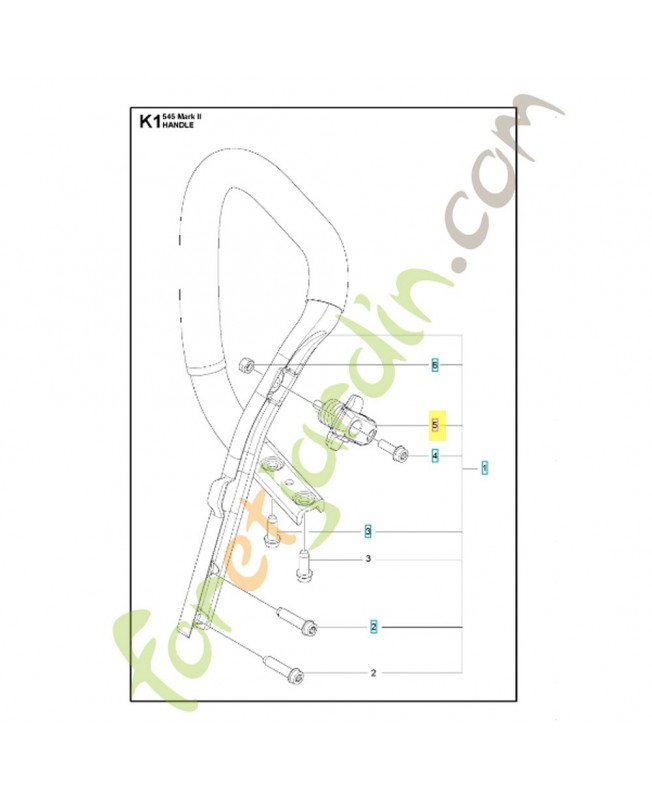 Amortisseur 595303401. Pièce détachée Husqvarna