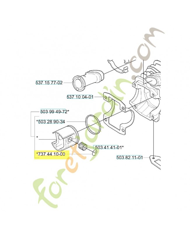 Anneau de verrrouillage référence 737441000