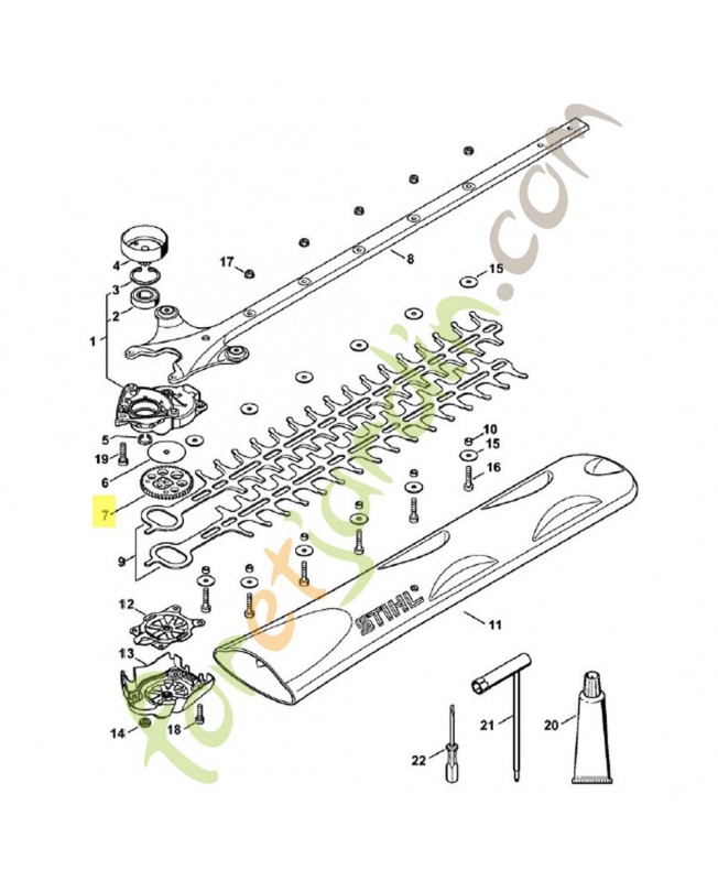 Pignon 4242-640-7501. Pièce de rechange Sithl 