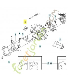 Levier extérieur 505148401. Pièce détachée Husqvarna