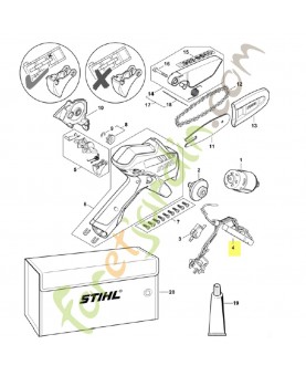 Module électronique GA01-430-1420. Pièce détachée Stihl / Vicking