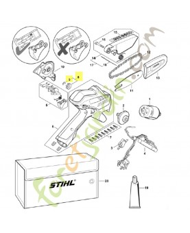 Jeu Pignon 1/4" Picco 6Z GA01-007-2600.Pièce de détachée Sithl / Vicking