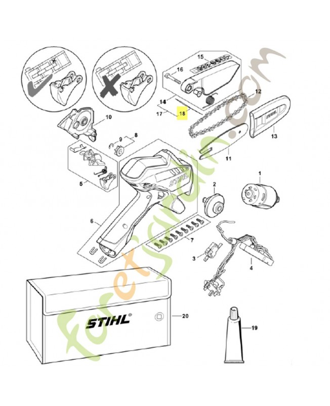 Avertissement GA01-967-7502. Pièce détachée Stihl / Vicking Avertissement GA01-967-7502. Pièce détachée Stihl / Vicking