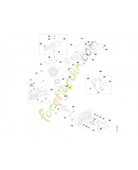 Circlips c13x1 9463-650-1300. Pièce de rechange Sithl / Vicking