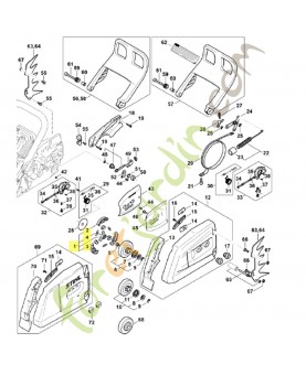 Embrayage 1124-160-2005 stihl