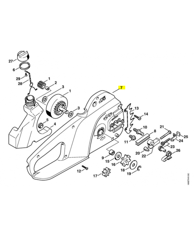 Carter de poignee Carter de poignee