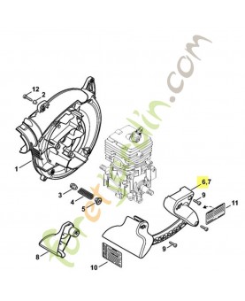 Poignée 4241-791-0201. Pièce de rechange Sithl / Vicking