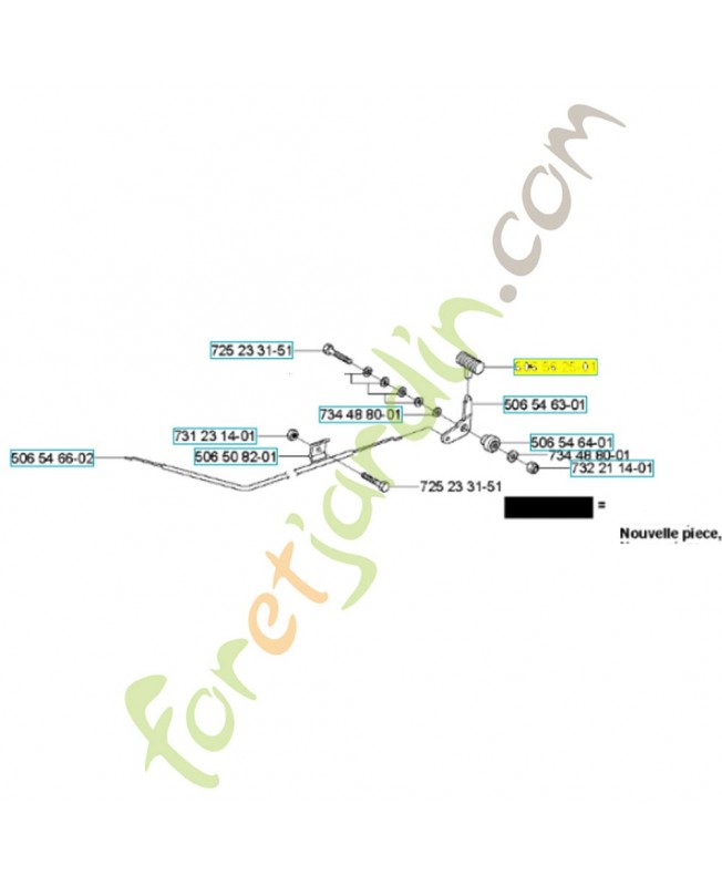 Manette d'acceleration 506562501